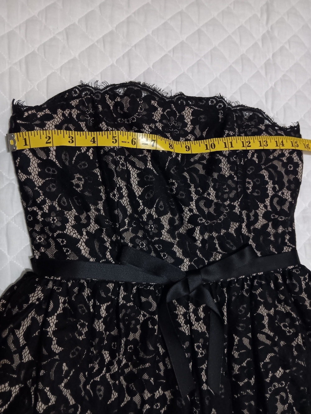 NWT Neiman Marcus x Target ROBERT RODRIGUEZ Womens SZ 8 Black Lace Party DRESS - Picture 9 of 14